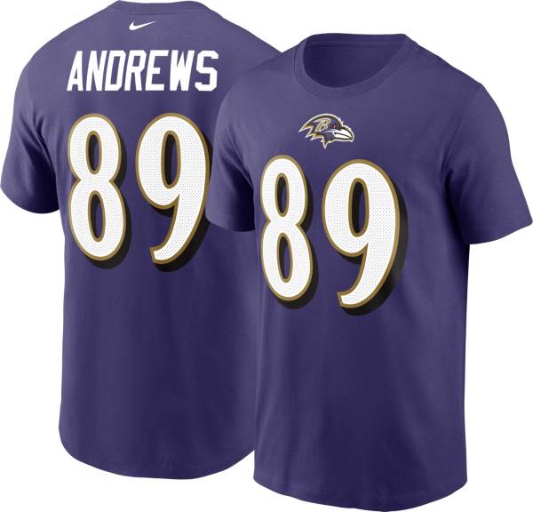 Nike Men's Baltimore Ravens Mark Andrews #89 Purple T-Shirt product image