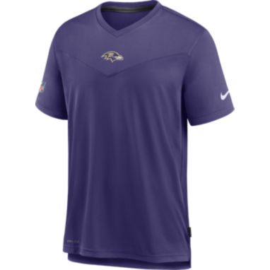 sorry, Nike Men's Baltimore Ravens Sideline Coaches Purple T-Shirt is currently out of stock