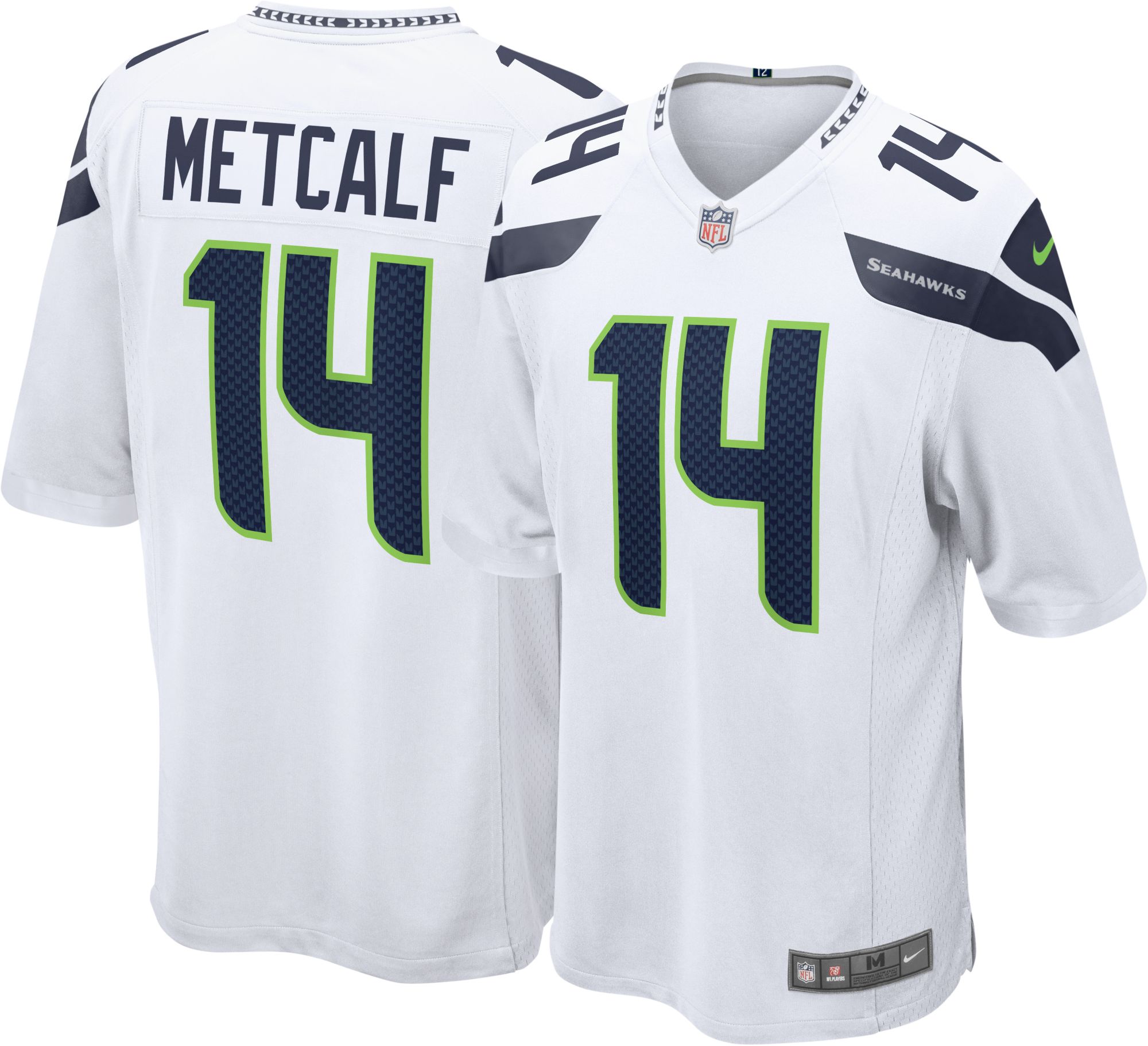 seahawks jersey white