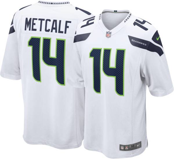 Nike Men's Seattle Seahawks DK Metcalf #14 Vapor Limited Navy Jersey