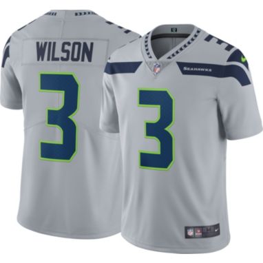 sorry, Nike Men's Seattle Seahawks Russell Wilson #3 Grey Alternate Limited Jersey is currently out of stock
