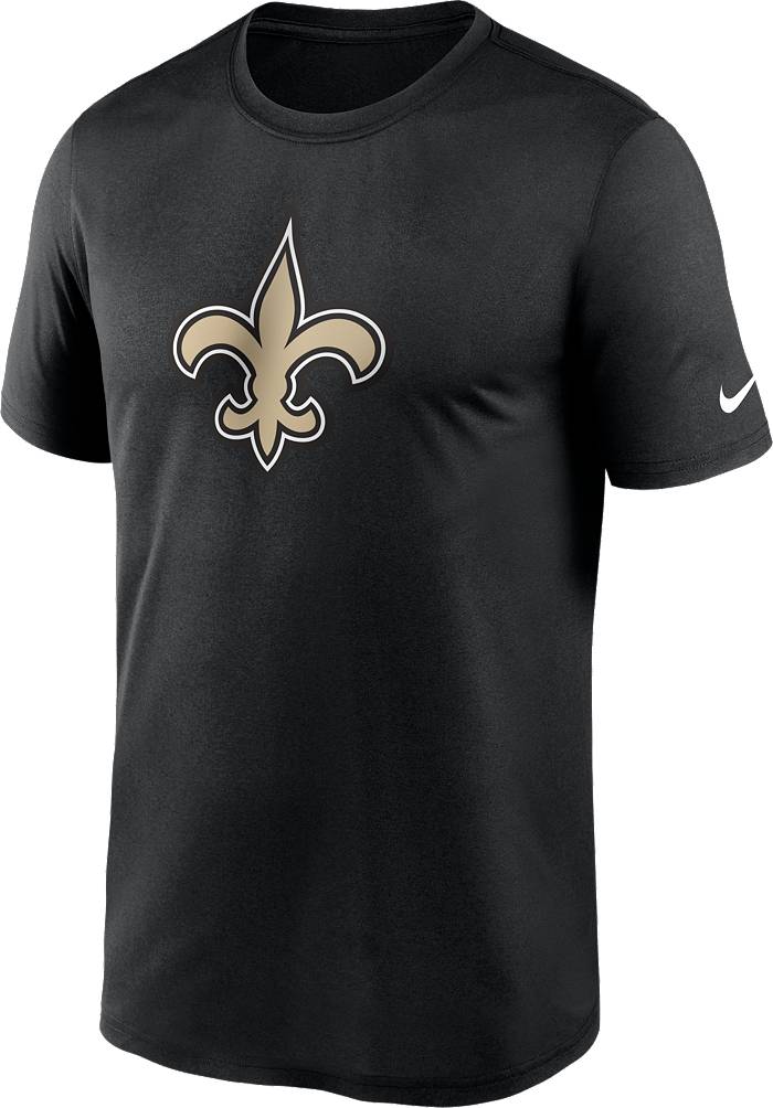 Nike Men's New Orleans Saints Legend Logo Black T-Shirt