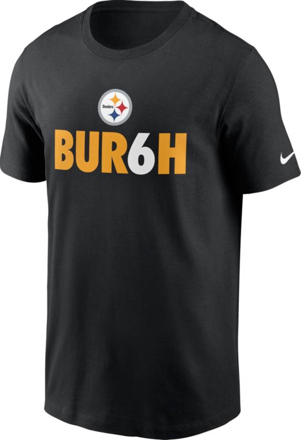 Nike Men's Pittsburgh Steelers Bur6h Black T-Shirt product image