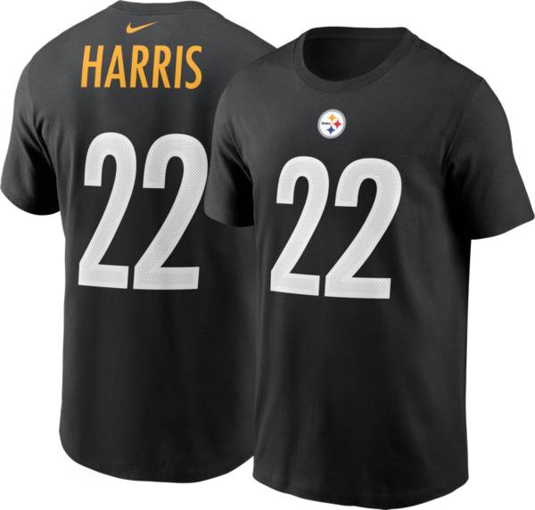 Nike Pittsburgh Steelers Najee Harris #22 Black T-Shirt product image