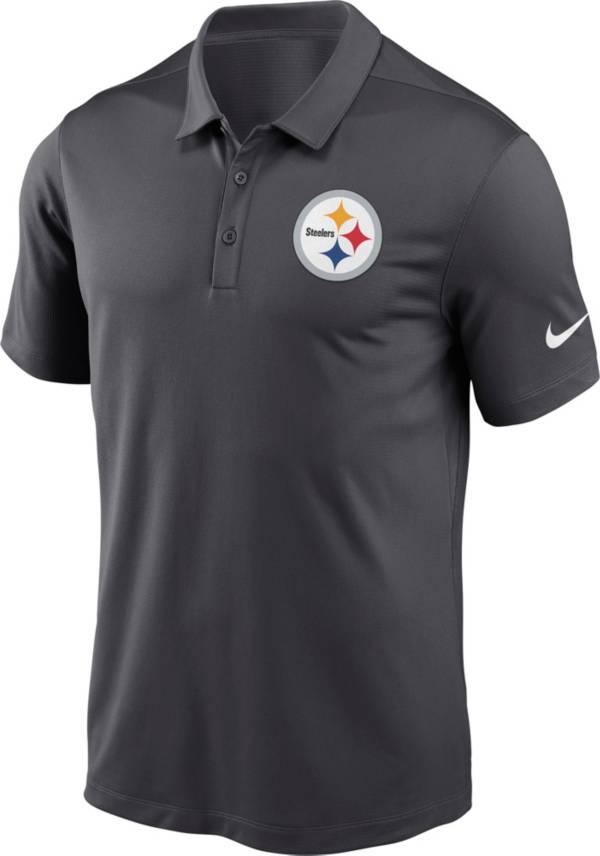 Nike Men's Pittsburgh Steelers Franchise Anthracite Polo product image