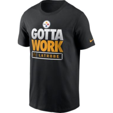 sorry, Nike Men's Pittsburgh Steelers Gotta Work Essential Black T-Shirt is currently out of stock