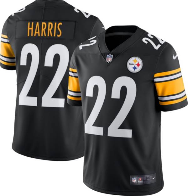 Nike Men's Pittsburgh Steelers Najee Harris #22 Vapor Limited Black Jersey product image