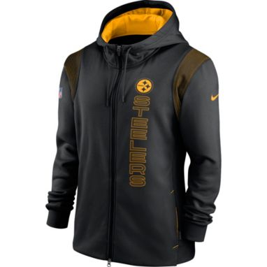sorry, Nike Men's Pittsburgh Steelers Sideline Therma-FIT Full-Zip Black Hoodie is currently out of stock