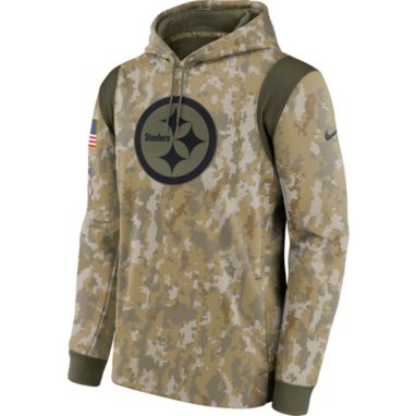 sorry, Nike Men's Pittsburgh Steelers Salute to Service Camouflage Hoodie is currently out of stock