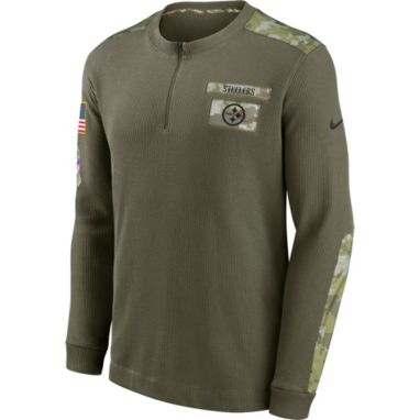 sorry, Nike Men's Pittsburgh Steelers Salute to Service Camouflage Quarter-Zip Pullover is currently out of stock