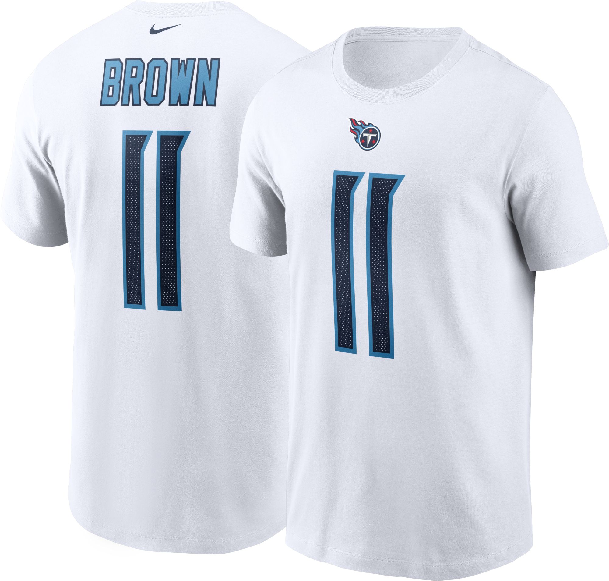 aj brown titans jersey white