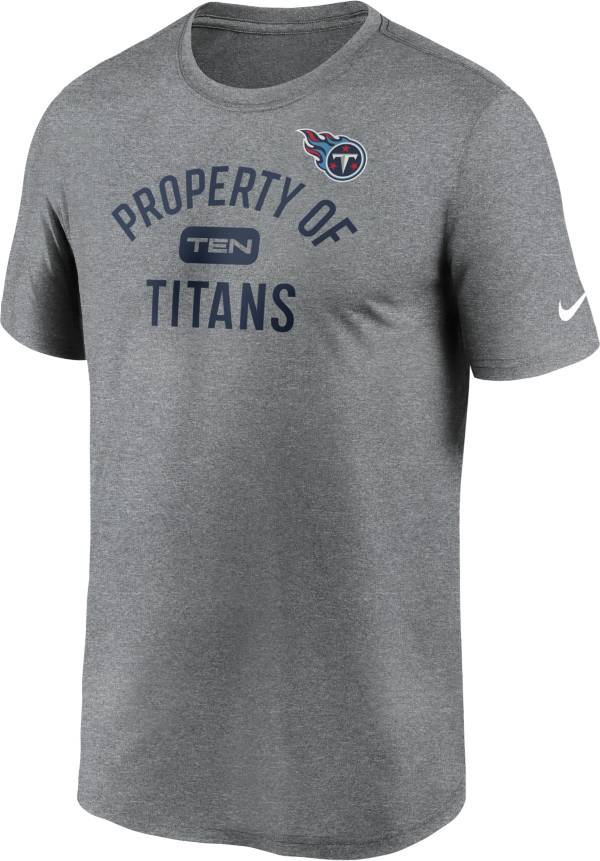 Nike Men's Tennessee Titans Legend 'Property Of' Grey T-Shirt product image