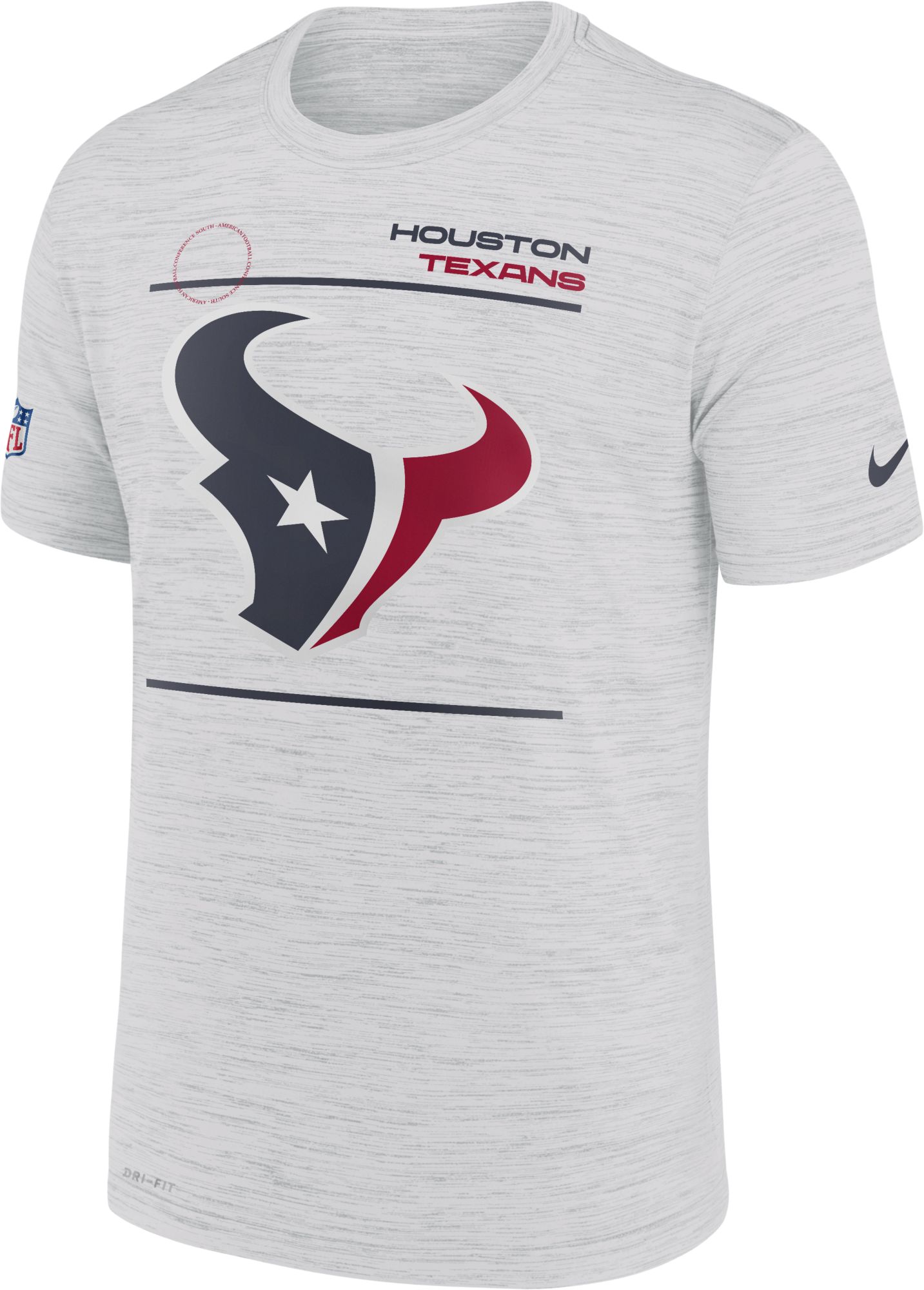 Nike Men's Houston Texans Sideline Team Issue T-Shirt - Navy - S Each