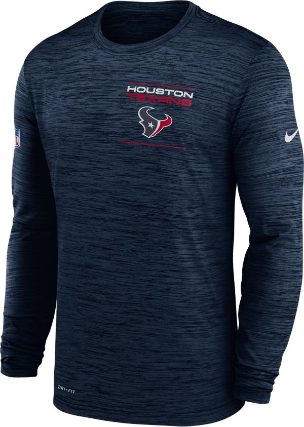 نضارة الوجه Nike Men's Houston Texans Sideline Legend Velocity Navy Long Sleeve T-Shirt نضارة الوجه