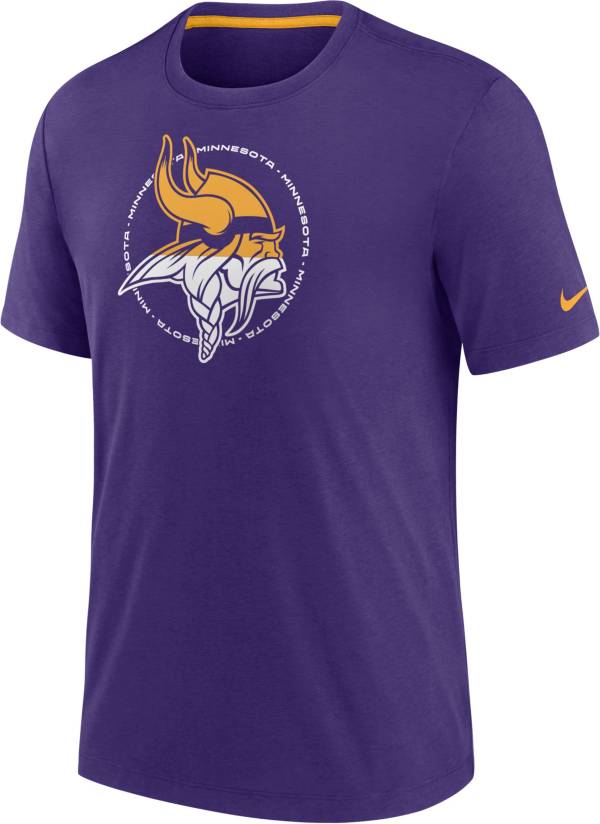 Nike Men's Minnesota Vikings Impact Tri-Blend Purple T-Shirt product image