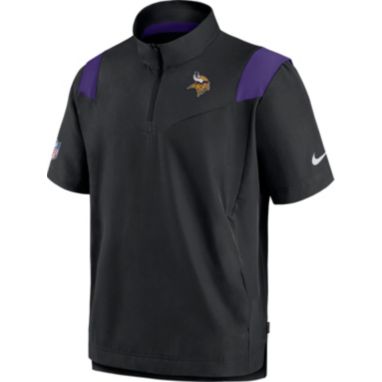 sorry, Nike Men's Minnesota Vikings Coaches Sideline Short Sleeve Black Jacket is currently out of stock
