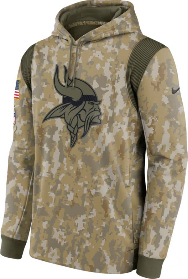 Nike Men's Minnesota Vikings Salute to Service Camouflage Hoodie product image
