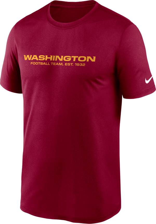Nike Men's Washington Football Team Legend Logo Red T-Shirt product image