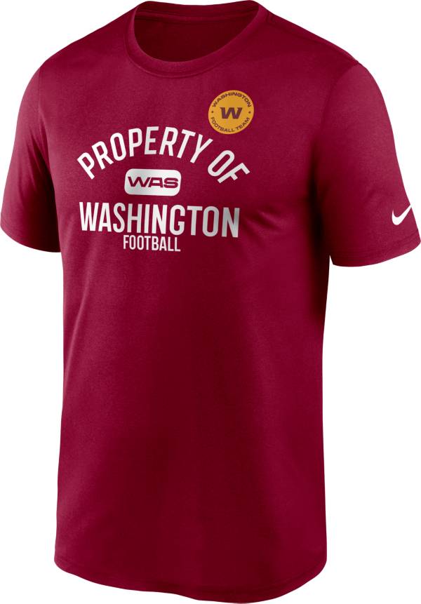 Nike Men's Washington Football Team Legend 'Property Of' Red T-Shirt product image