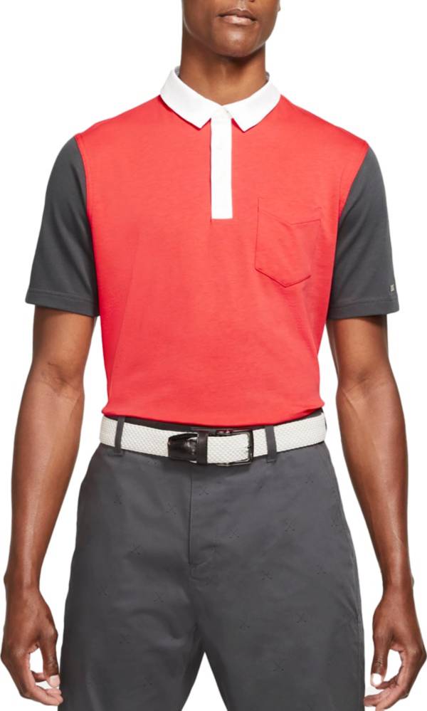 Nike color discount block golf shirt