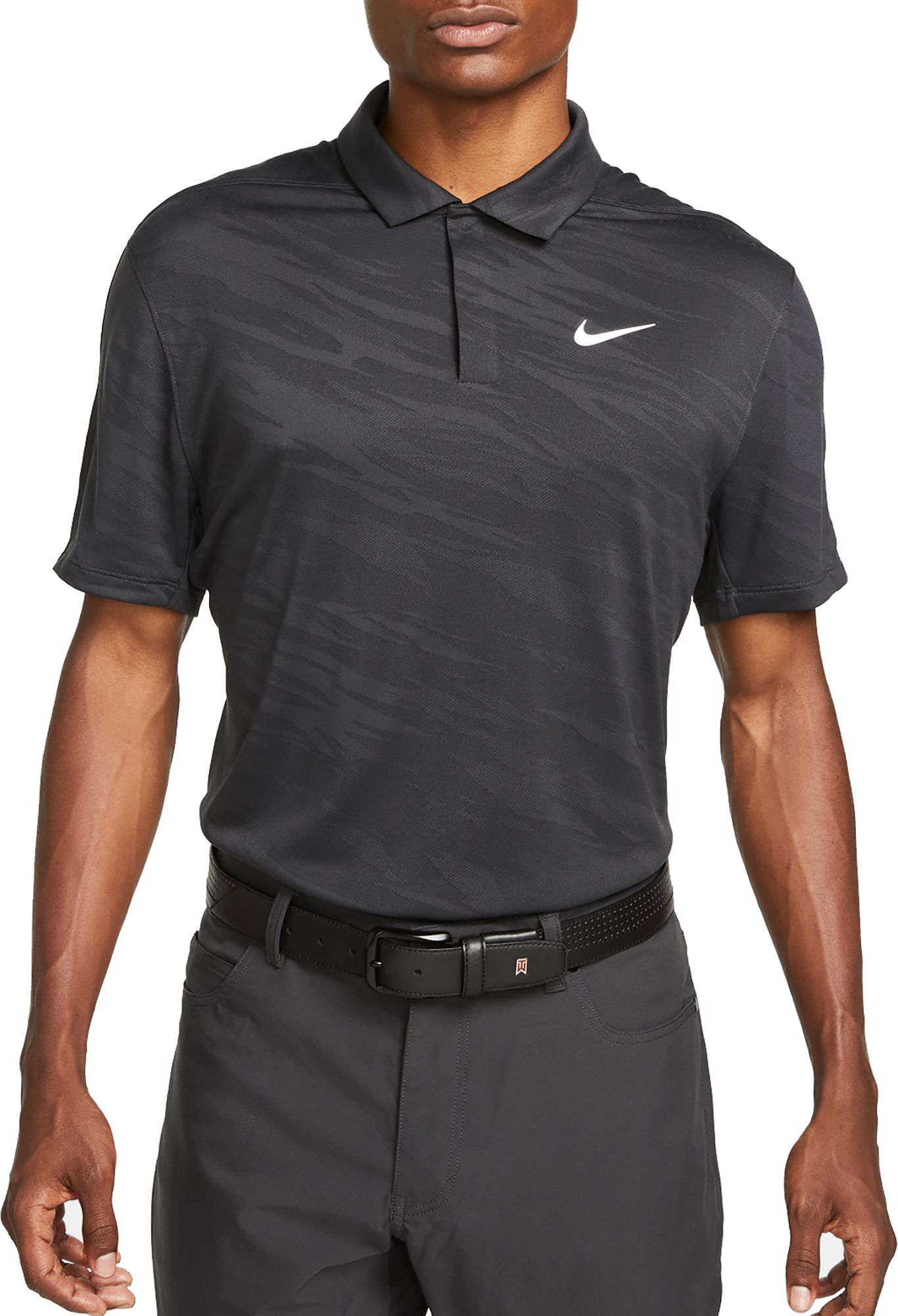 nike men's tiger woods blade collar golf polo