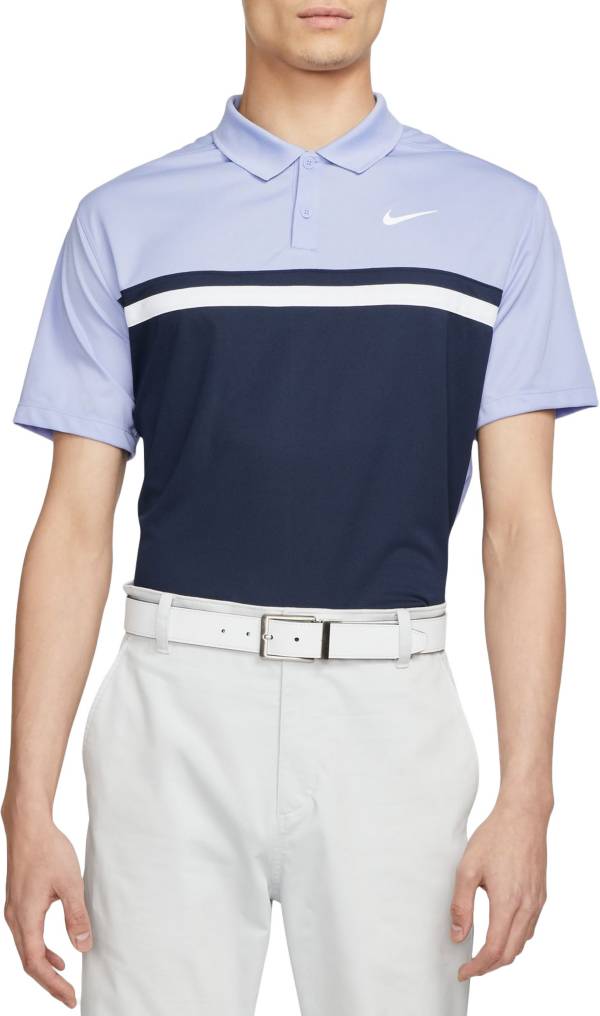 Nike Men's DriFIT Victory Colorblock Golf Polo Golf Galaxy