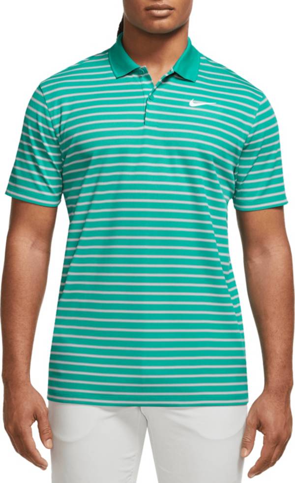 Nike Dri-FIT Tour Men's Striped Golf Polo.