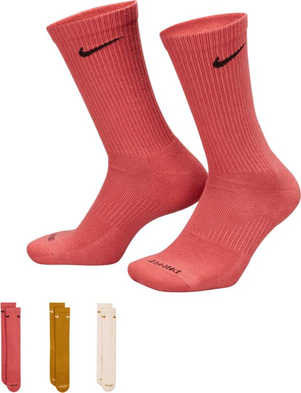 Nike Men's Dri-Fit Everyday Cushioned Crew Socks  Cotton, Everyday Black  (6 Pairs), Medium : : Clothing, Shoes & Accessories