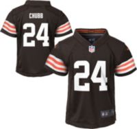 Infant Nike Nick Chubb Brown Cleveland Browns Game Romper Jersey