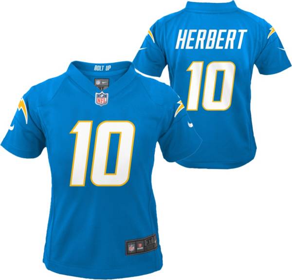 Nike Toddler Los Angeles Chargers Justin Herbert #10 Blue Game Jersey product image