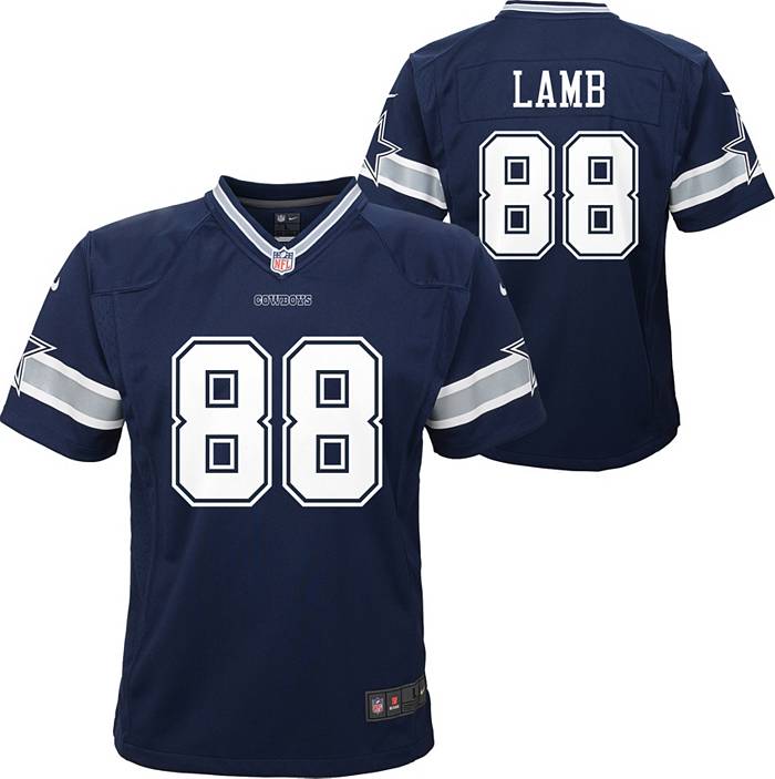 Dallas Cowboys CeeDee Lamb #88 Nike Navy Game Replica Jersey