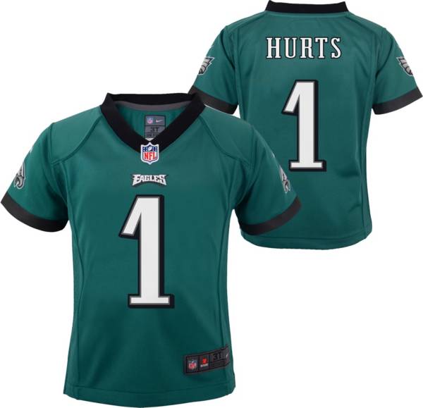 Nike Toddler Philadelphia Eagles Jalen Hurts #1 Green Game Jersey
