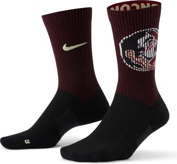 Nike Men's Florida State Seminoles Multiplier 2-Pair Crew Socks