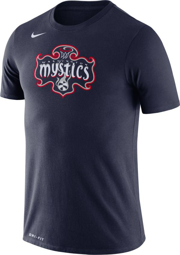 Nike Adult Washington Mystics Blue Logo T-Shirt