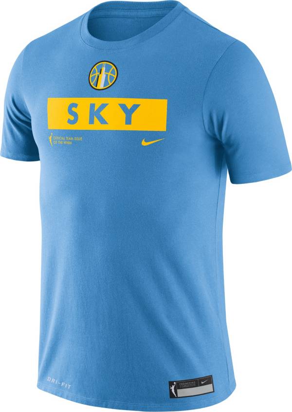 Nike Adult Chicago Sky Practice Logo T-Shirt, Men's, XXL, Blue