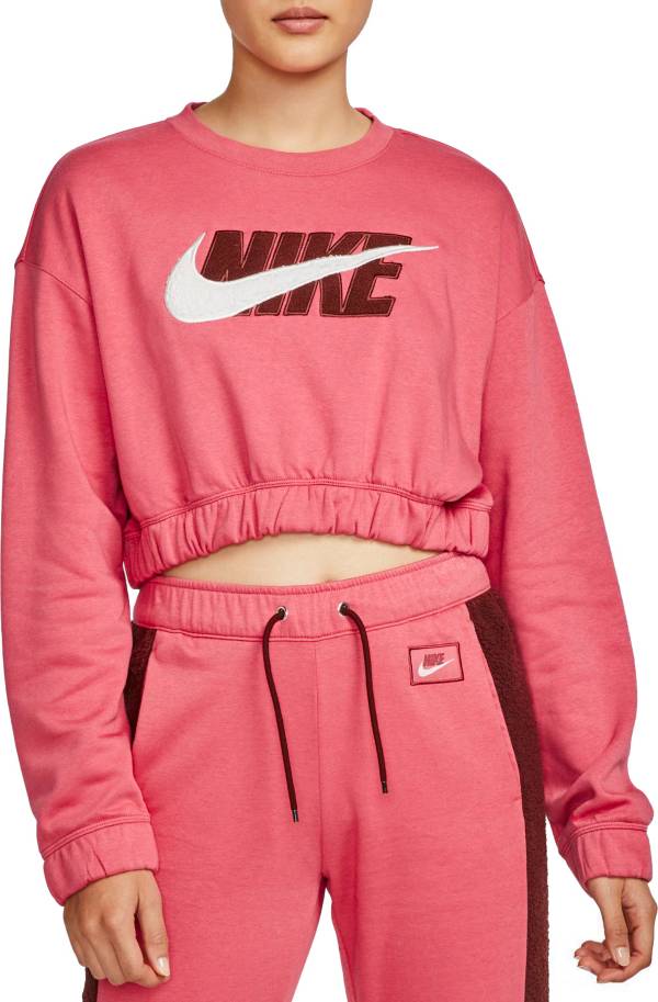 Nike Women's Sportswear Icon Clash Oversized Fleece Crew