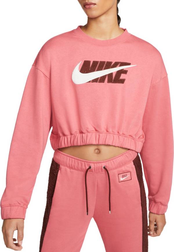Nike Women's Sportswear Icon Clash Oversized Fleece Crewneck Sweatshirt |  Dick's Sporting Goods