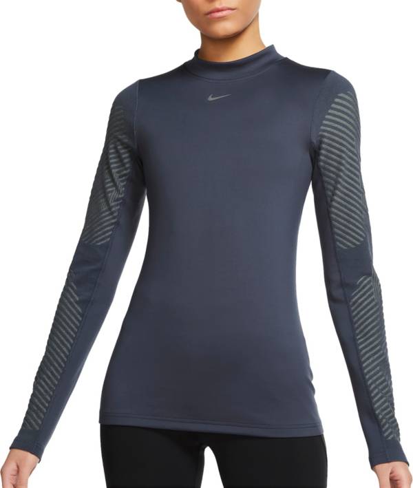 Nike Women's Therma-FIT ADV Hyperwarm Pro Mock Neck Long Sleeve Top Dick's Sporting Goods