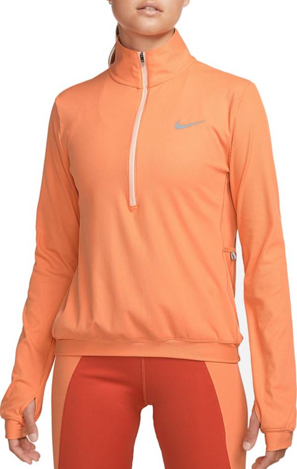 Nike orange best sale dri fit