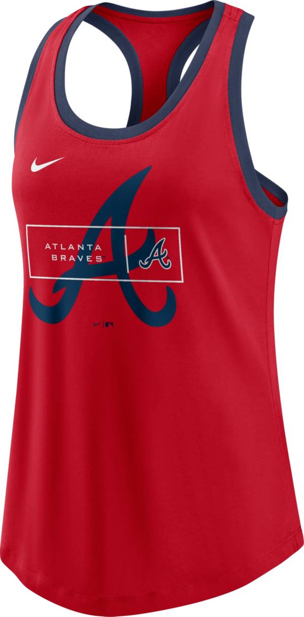 Nike Women's Atlanta Braves Red Logo X-Ray Racerback Tank Top product image