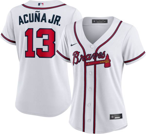 Youth Atlanta Braves Ronald Acuna Jr. Nike White 2022 Gold Program Replica  Player Jersey