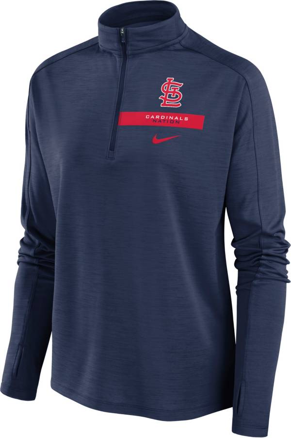 St. Louis Cardinals Nike Team Slider Tri-Blend Long Sleeve T-Shirt - Light  Blue