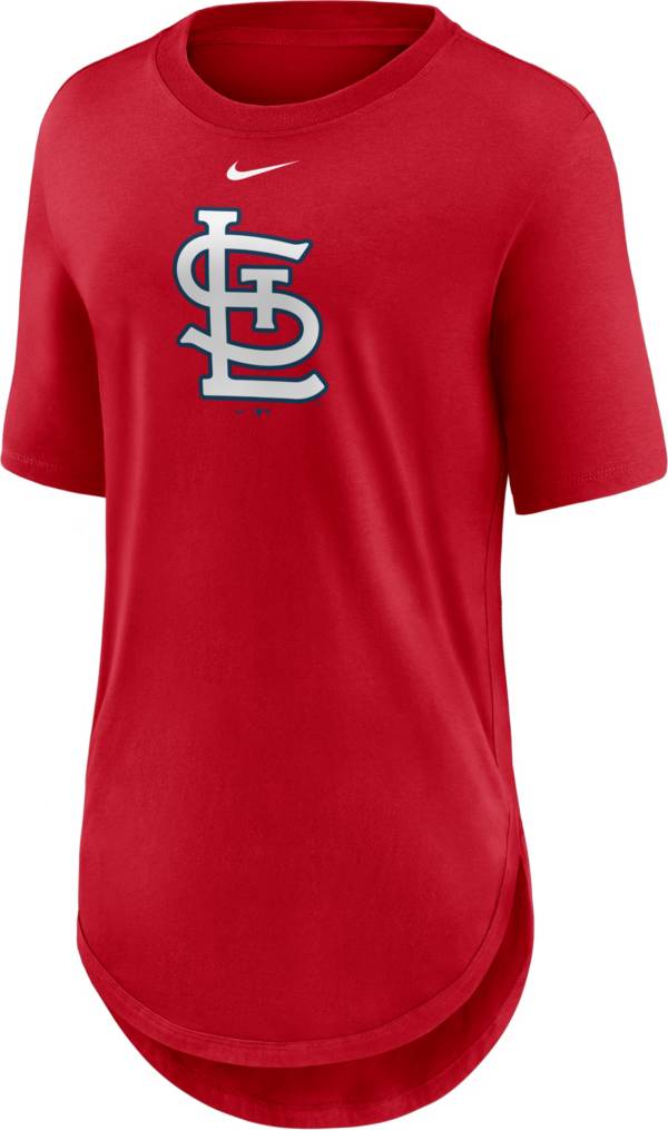 Nike Women's St. Louis Cardinals Red Longline Logo T-Shirt