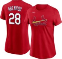 Nike Men's St. Louis Cardinals Nolan Arenado #28 Red T-Shirt