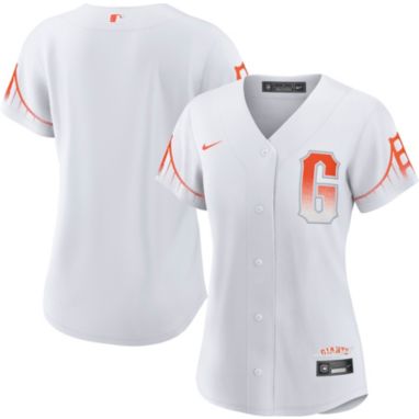 sorry, Nike Women's San Francisco Giants White 2021 City Connect Cool Base Jersey is currently out of stock
