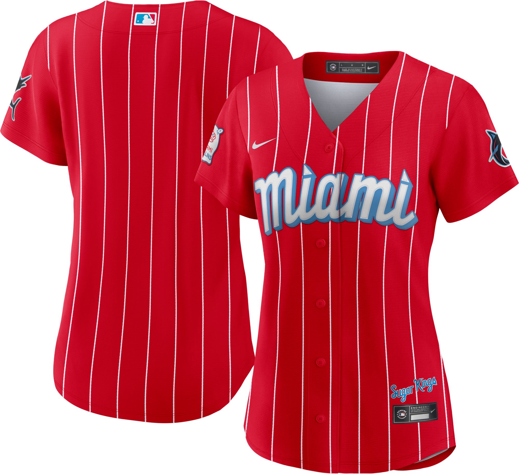 Dick's Sporting Goods Nike Women's Miami Marlins Red 2021 City