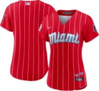 Men's Nike Red Miami Marlins City Connect Replica Team Jersey, XL