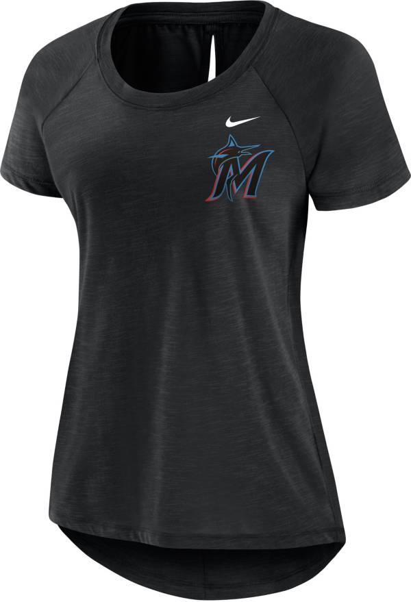 Nike Women's Miami Marlins Black Summer Breeze T-Shirt product image
