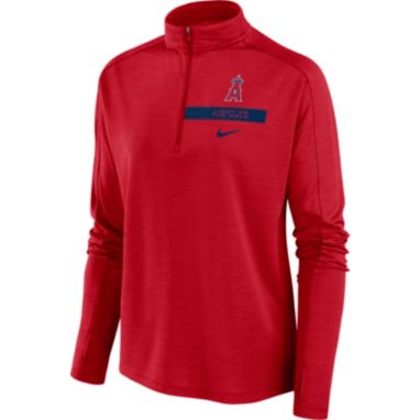 sorry, Nike Women's Los Angeles Angels Red Local Pacer Quarter-Zip Shirt is currently out of stock