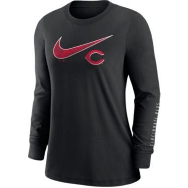 sorry, Nike Women's Cincinnati Reds Black Long Sleeve T-Shirt is currently out of stock